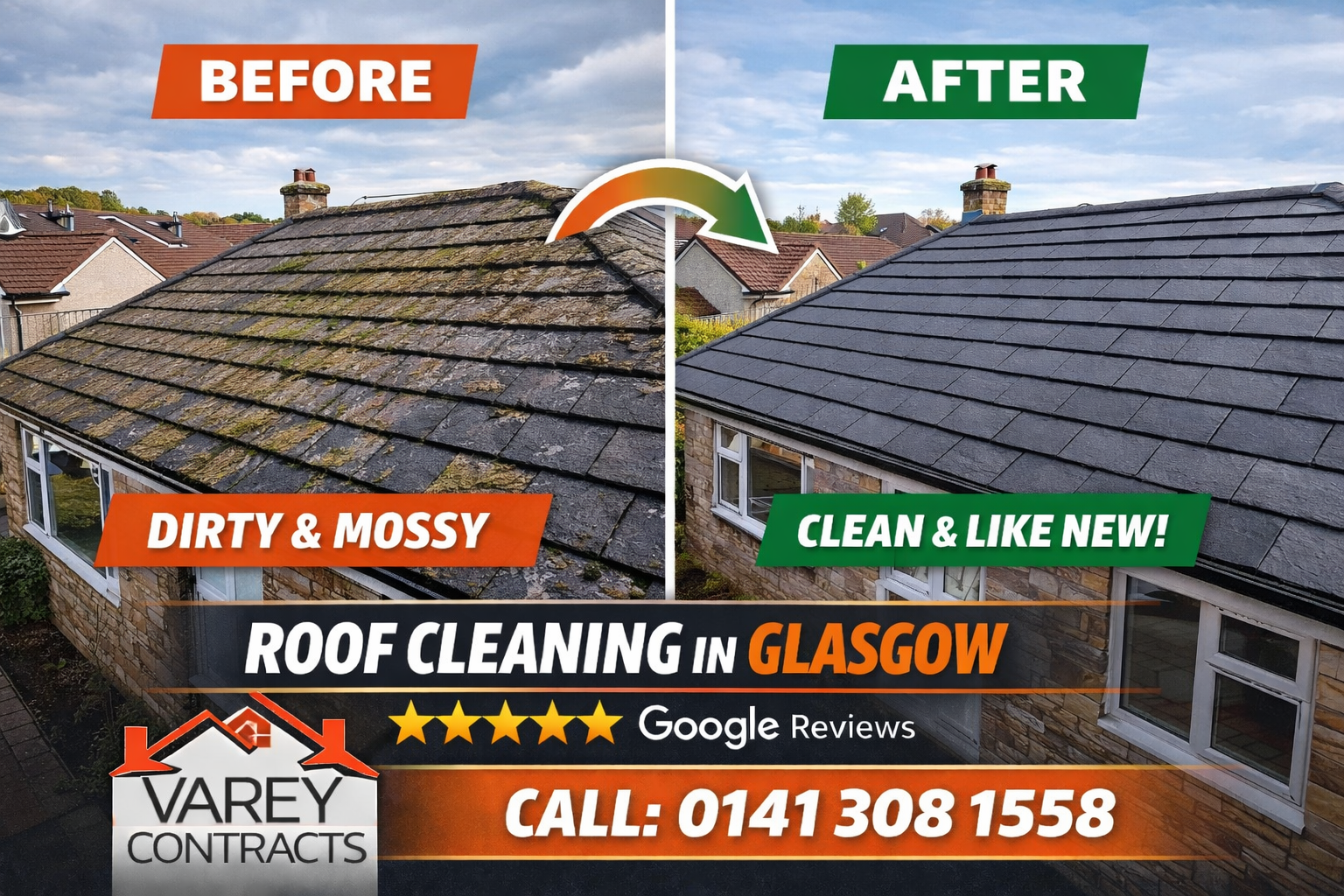 companies that clean roofs glasgow