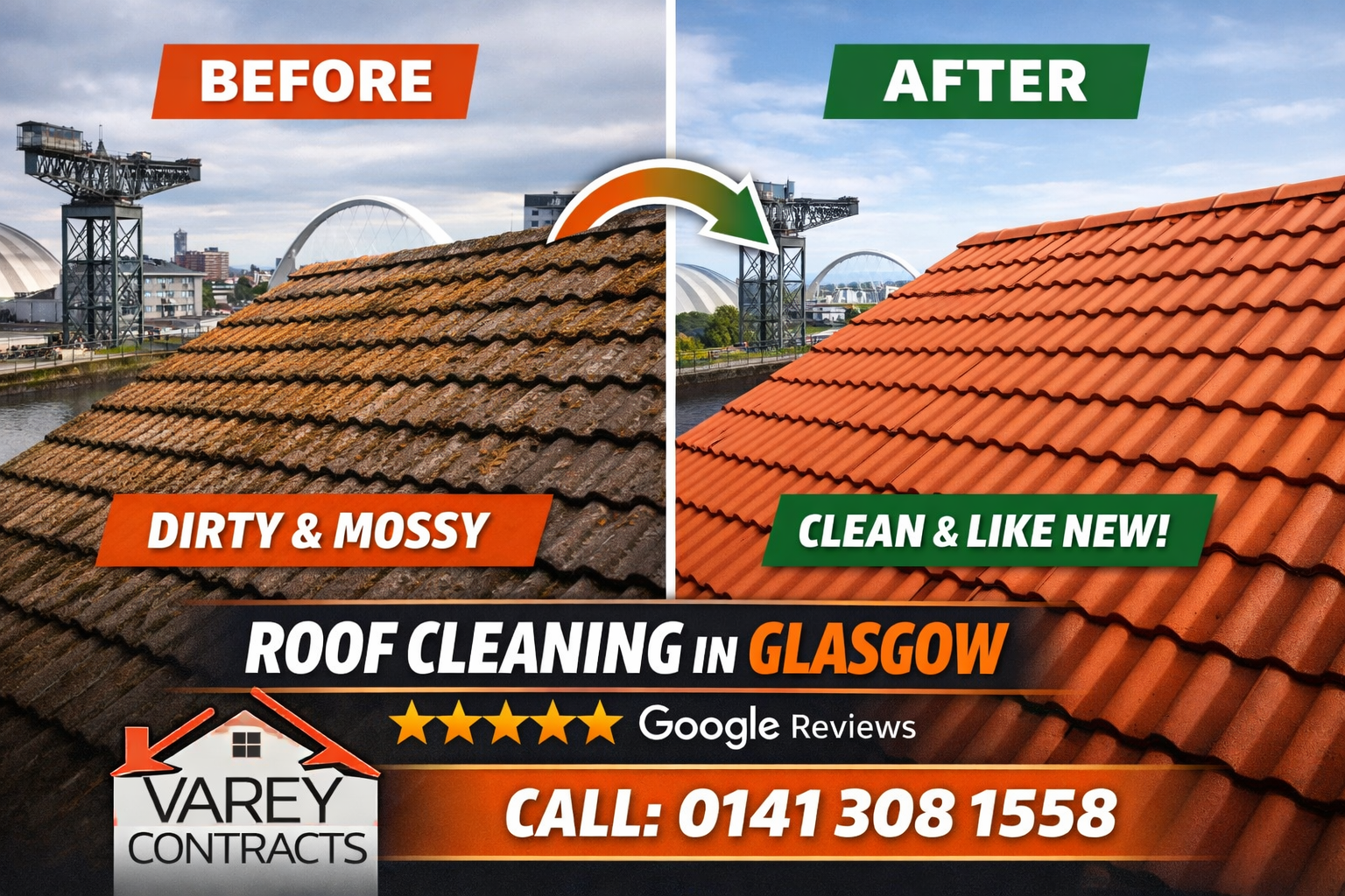 roof cleaning glasgow