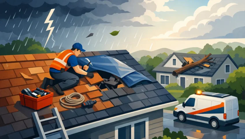 Emergency Roof Repairs After Storm Damage
