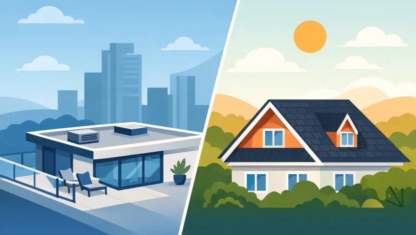 Flat Roof vs Pitched Roof: Which Is Best?