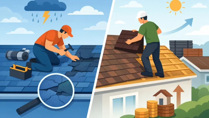 Roof Repair or Re Roof - What Pays Off?