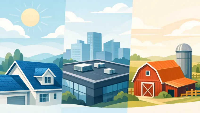 Domestic, Commercial and Agricultural Roofing