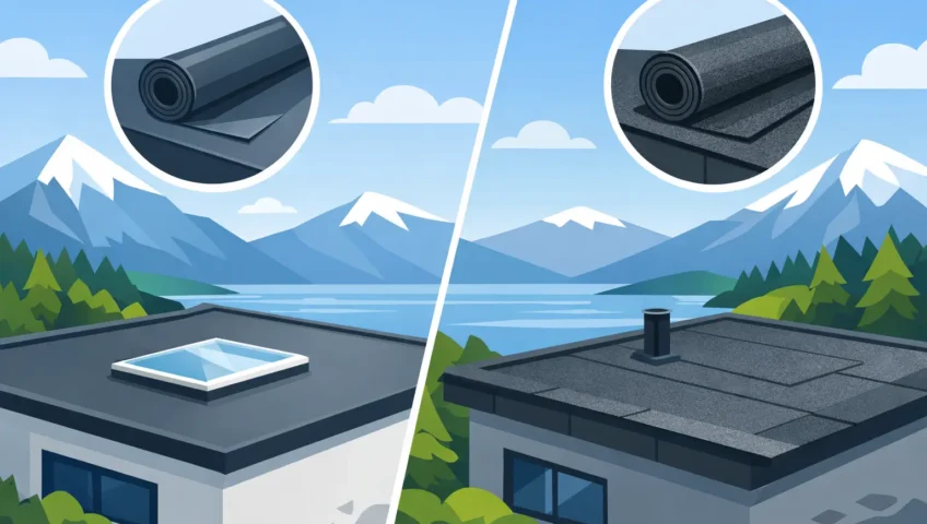 EPDM vs Felt Roofing for Scottish Flat Roofs