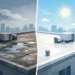 What a Roof Coating Before and After Example Shows