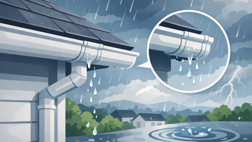 What Causes Rainwater Gutter Leaks?