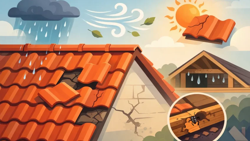 What Causes Roof Tiles to Slip?