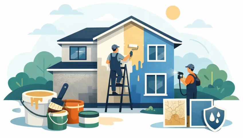A Guide to Exterior Wall Coatings for Homes