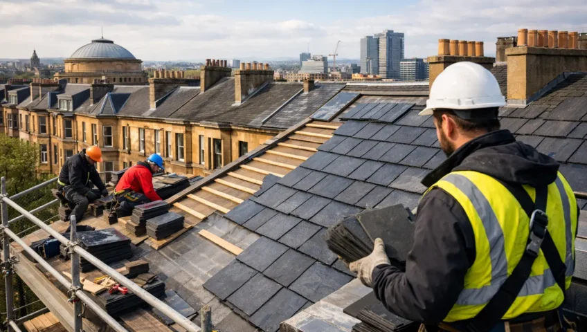 A Tenement Reroofing Example for Glasgow Owners