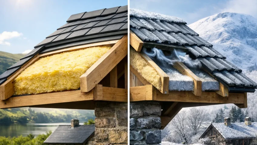 Warm Versus Cold Roofs for Scottish Homes